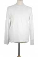 Nigel Cabourn long sleeve interlock t-shirt in white Nigel Cabourn long sleeve interlock t-shirt in white