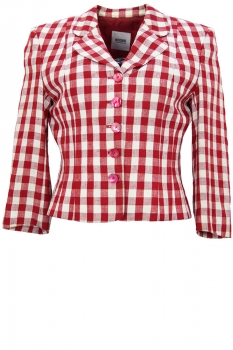 Moschino Cheap and Chic Red and White Check Jacket