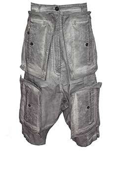 Rundholz Charcoal Cloud Low drop crotch Pocketed Trousers