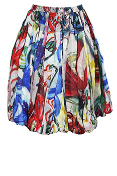 Rundholz Multicolor Bouquet Highly Pleated, tulip shaped Skirt