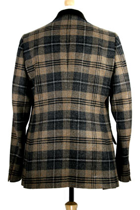 A Child of the Jago Jacket 3 Penny Jacket in brown check tweed view 3 A Child of the Jago Jacket 3 Penny Jacket in brown check tweed view 3