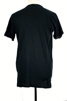 Rundholz T Shirt Over-dyed stretch 'navy gum' t-shirt view 3 Rundholz T Shirt Over-dyed stretch 'navy gum' t-shirt view 3