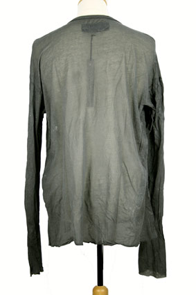 Rundholz T Shirt Long sleeved 'Grey Metallic' t-shirt view 3 Rundholz T Shirt Long sleeved 'Grey Metallic' t-shirt view 3
