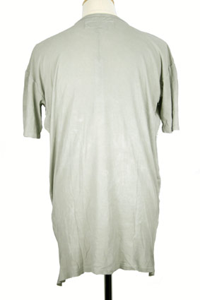 Rundholz T Shirt Over-dyed, distressed, short sleeved t-shirt in 'Grey Pigment' view 3 Rundholz T Shirt Over-dyed, distressed, short sleeved t-shirt in 'Grey Pigment' view 3
