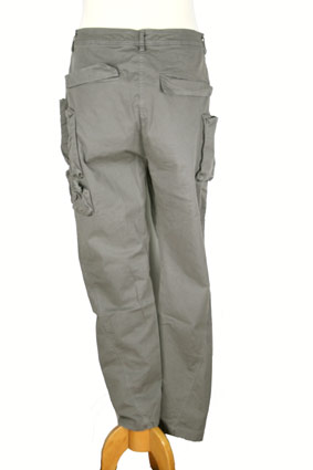 Rundholz Trousers Over-dyed, lowish-crotch, trousers in smoked grey view 3 Rundholz Trousers Over-dyed, lowish-crotch, trousers in smoked grey view 3