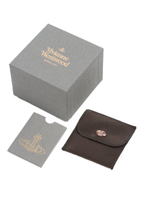 Vivienne Westwood Jewellery Cufflinks Idris Resin Cufflinks in silver plated finish with khaki orb view 3 Vivienne Westwood Jewellery Cufflinks Idris Resin Cufflinks in silver plated finish with khaki orb view 3