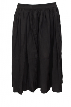 Aleksandr Manamis Black Gathered Skirt