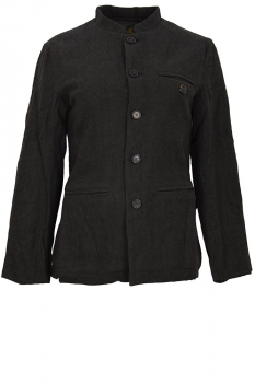 Aleksandr Manamis Black with brown tinge Round necked Jacket