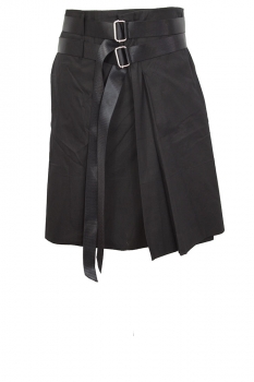 Davids Road Black Short, Unisex Skirt/Kilt