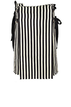 Davids Road Black & White Stripe DB, tie Coat