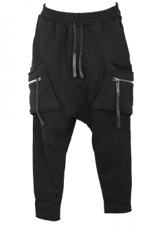 Davids Road Black Sweatshirt trousers with zip pockets