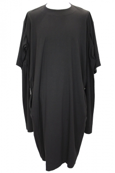 Davids Road Black Long Top with double sleeves