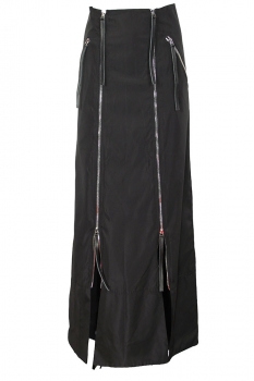 Davids Road Black Zipped Maxi Skirt