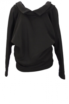 Davids Road Black Batwing Top with neck detail