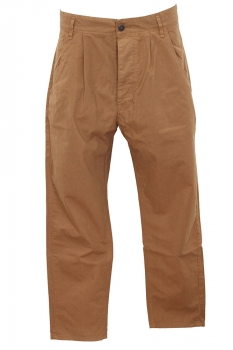 Novemb3r Rust Poplin Chino Style Trousers