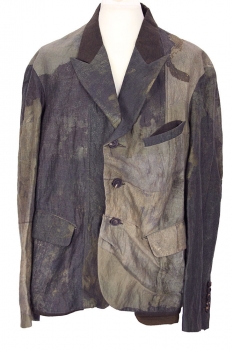 Ziggy Chen Mixed Print Colours Coat