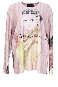 Barbara Bologna Mixed Print Colours T Shirt