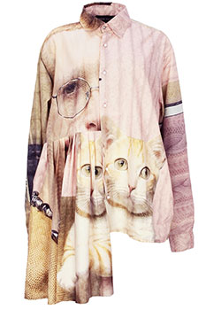 Barbara Bologna Mixed Print Colours Shirt