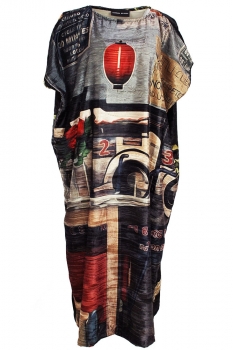 Barbara Bologna Mixed Print Colours Dress