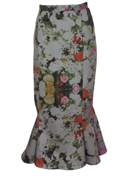 Barbara Bologna Mixed Print Colours Skirt