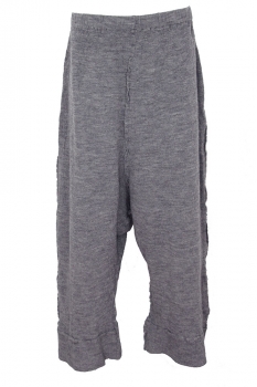 Rundholz Pencil Mel Knitted Low-Drop Crotch Trousers