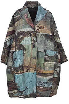 Rundholz Scene Print 3 button Coat