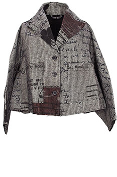 Rundholz Backside Print Short Wide Bodied Jacket