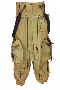 Rundholz Lagoon Cloud Low drop crotch Trousers with leather braces