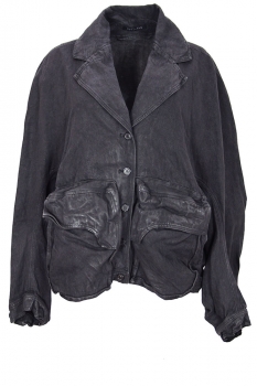 Rundholz Black Gloss Over-Sized 5 buttoned Jacket