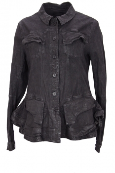 Rundholz Black Gloss Peplum style Jacket