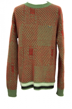 Vivienne Westwood Rust, Green, Black and White Knitwear