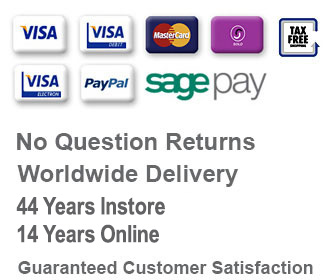 Worldwide delivery secure payment by Sagepay